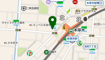 新時代 神奈川本厚木駅前店の地図画像