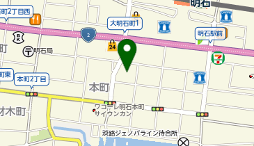 新時代 明石魚の棚店の地図画像
