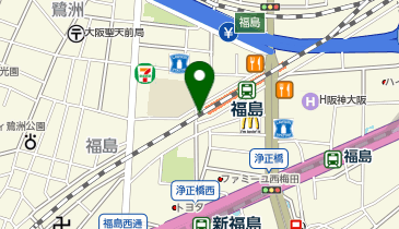 新時代 大阪福島駅前店の地図画像