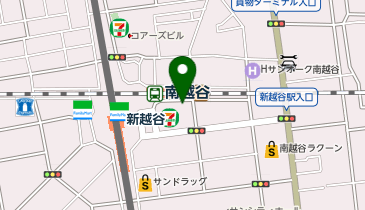 新時代 南越谷駅前店の地図画像
