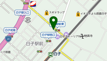 新時代 白子駅前店の地図画像