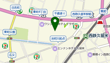 新時代 西鉄久留米駅前店の地図画像