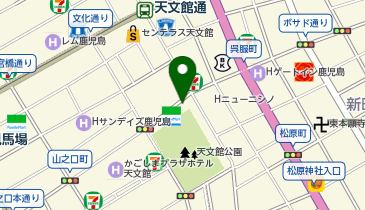 新時代 鹿児島天文館店の地図画像
