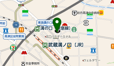 新時代 溝の口店の地図画像