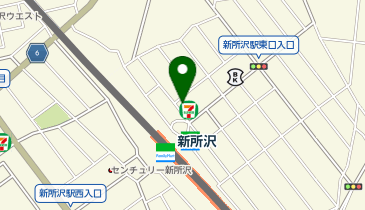新時代 埼玉新所沢駅前店の地図画像