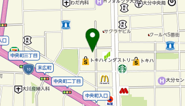 やっぱりステーキ セントポルタ中央町店の地図画像