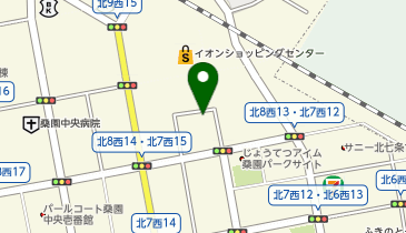 やっぱりステーキ イオン札幌桑園店の地図画像