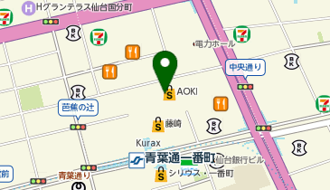 やっぱりステーキ 仙台一番町店の地図画像