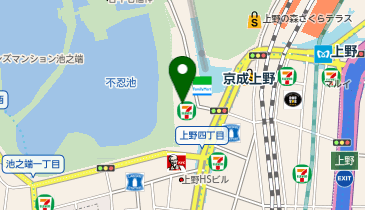 カラオケパセラ上野公園前店の地図画像