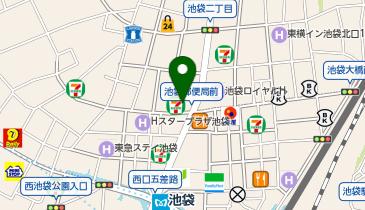 カラオケパセラ池袋西口店の地図画像