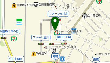 JKK東京 立川窓口センターの地図画像