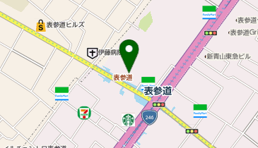カサロエベ 表参道の地図画像