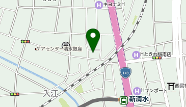 ロエベ 松屋銀座の地図画像