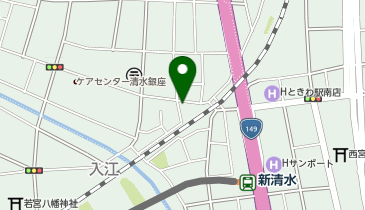 ロエベ 銀座三越の地図画像