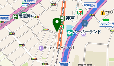 ハリミツクリーニング JR神戸駅店の地図画像