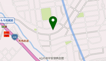 ハリミツクリーニング 山の街店(FC店)の地図画像