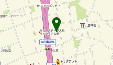 Benex大和店の地図画像