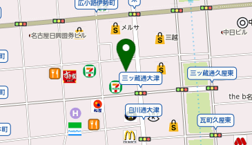 HIS アバンティ & オアシス 名古屋栄サロンの地図画像