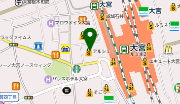 HIS アバンティ & オアシス 大宮サテライトサロンの地図画像
