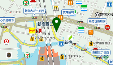 HIS アバンティ & オアシス 新宿サロン(ウェディング専門店)の地図画像