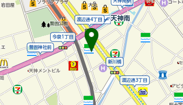 HIS アバンティ & オアシス 福岡サロンの地図画像