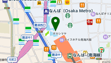 マーク ジェイコブス バッグ&アクセサリー 高島屋大阪店 2Fの地図画像