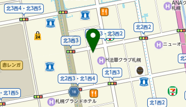 soen hair eight by HEADLIGHT 札幌駅前店の地図画像