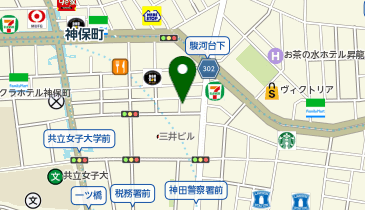 Osmann Men&rsquo;s Hair Salon 御茶ノ水神保町店の地図画像