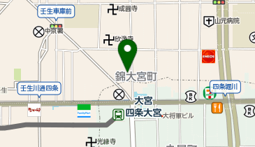 GRAS DESIGN & HAIR by HEADLIGHT 四条大宮店の地図画像