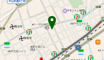 GRAS by HEADLIGHT 神戸三宮店の地図画像
