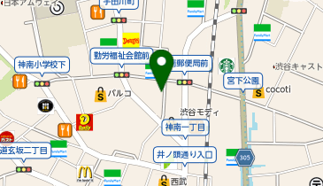lit. 渋谷公園通り店の地図画像