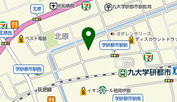 soen by HEADLIGHT 九大学研都市店の地図画像