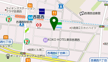 株式会社アクティオ 西葛西レンタカー出張所の地図画像