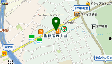株式会社アクティオ 新宿営業所の地図画像