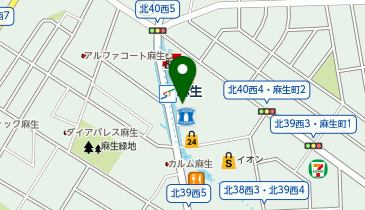 ネイルサロン ティーエヌ 麻生店の地図画像
