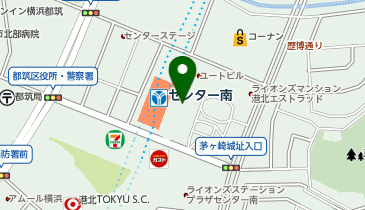 ネイルサロン ティーエヌ センター南駅前店の地図画像