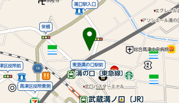 ネイルサロン ティーエヌ 溝の口店の地図画像