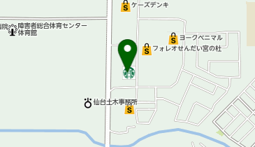 ネイルサロン ティーエヌ TSUTAYAヤマト屋書店東仙台店の地図画像