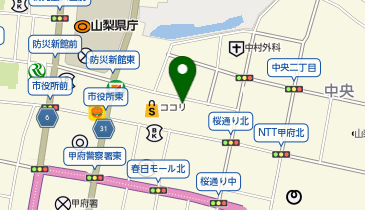 ネイルサロン ティーエヌ 甲府店の地図画像