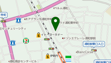 ネイルサロン ティーエヌ 浦和店の地図画像