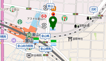 ネイルサロン ティーエヌ 金山駅東口店の地図画像