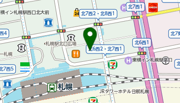 ネイルサロン ティーエヌ 札幌北口店の地図画像