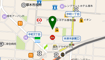 ネイルサロン ティーエヌ 本厚木店の地図画像