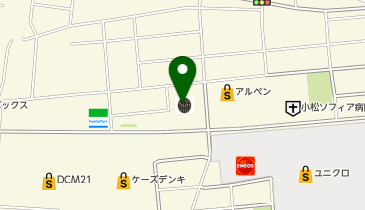 ネイルサロン ティーエヌ 明文堂書店小松ツリーズ店の地図画像