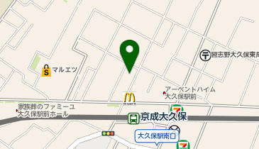 株式会社タヤ SOHO new york 大久保店の地図画像