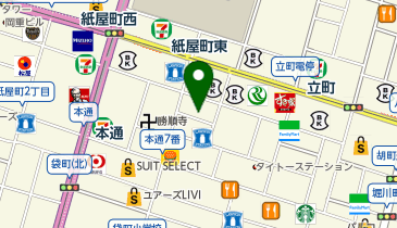 株式会社タヤ SOHO new york 広島紙屋町店の地図画像