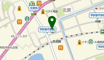 株式会社タヤ Flag HAIR 九大学研都市店 / SOHO newyork groupの地図画像