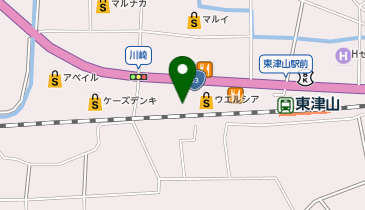 理容プラージュ津山店の地図画像
