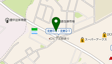 理容プラージュ平岡店の地図画像