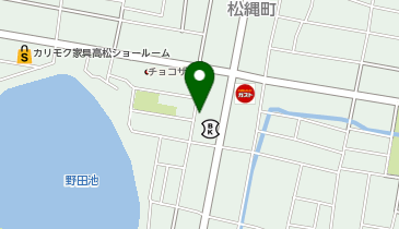 理容プラージュ高松店の地図画像